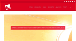 Desktop Screenshot of esquerdaunida.org